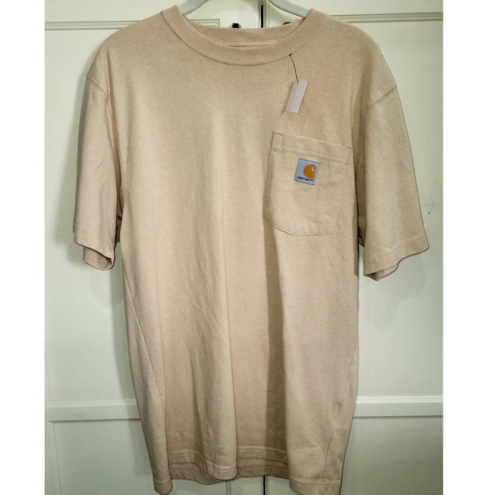 Carhartt Men's Beige Pocket T-Shirt